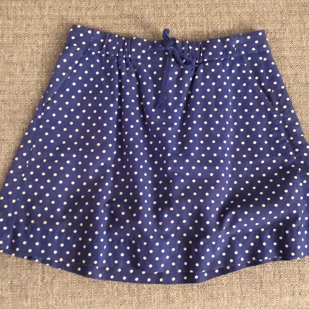 Jcrew polka dot skirt size 8